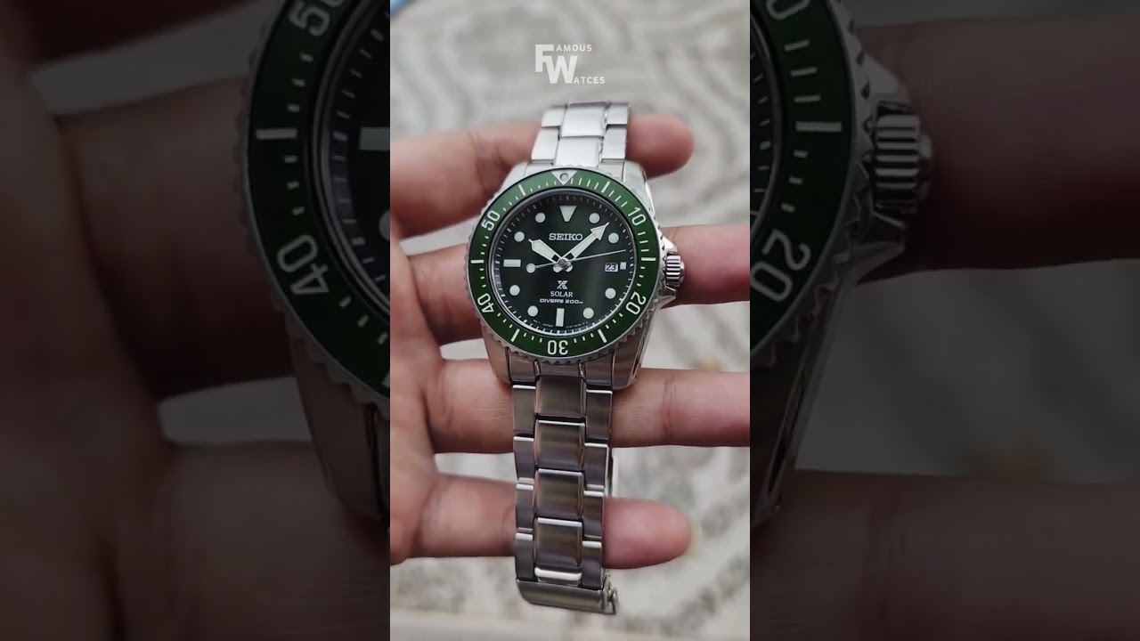 Seiko Prospex Solar SNE583P1 Cal V147 Green Dial #seiko #seikoprospex #seikowatches #seikosolar