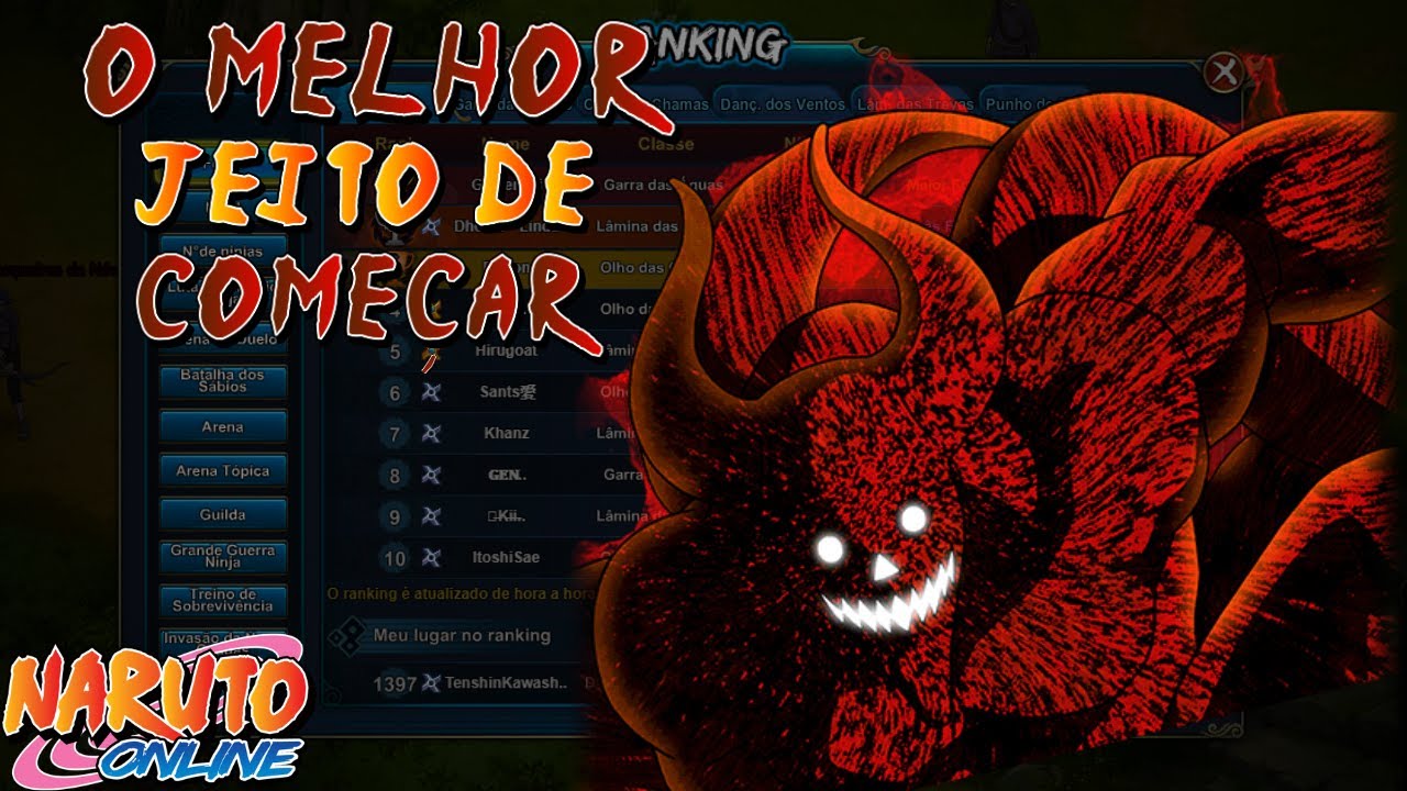 BORA COME&Ccedil;AR BEM EM SERVIDOR NOVO? - NARUTO ONLINE