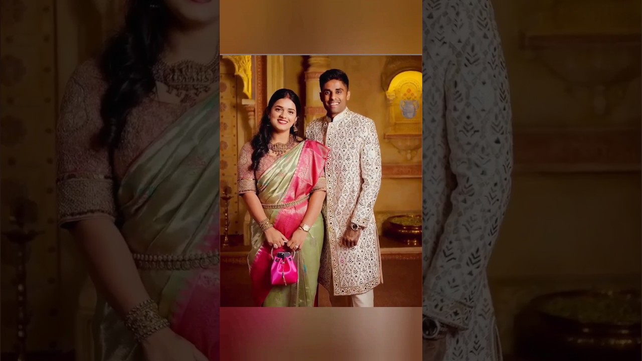 Suryakumar Yadav's Wife Devisha Shetty Stuns in Traditional Attire | Instagram Picture"