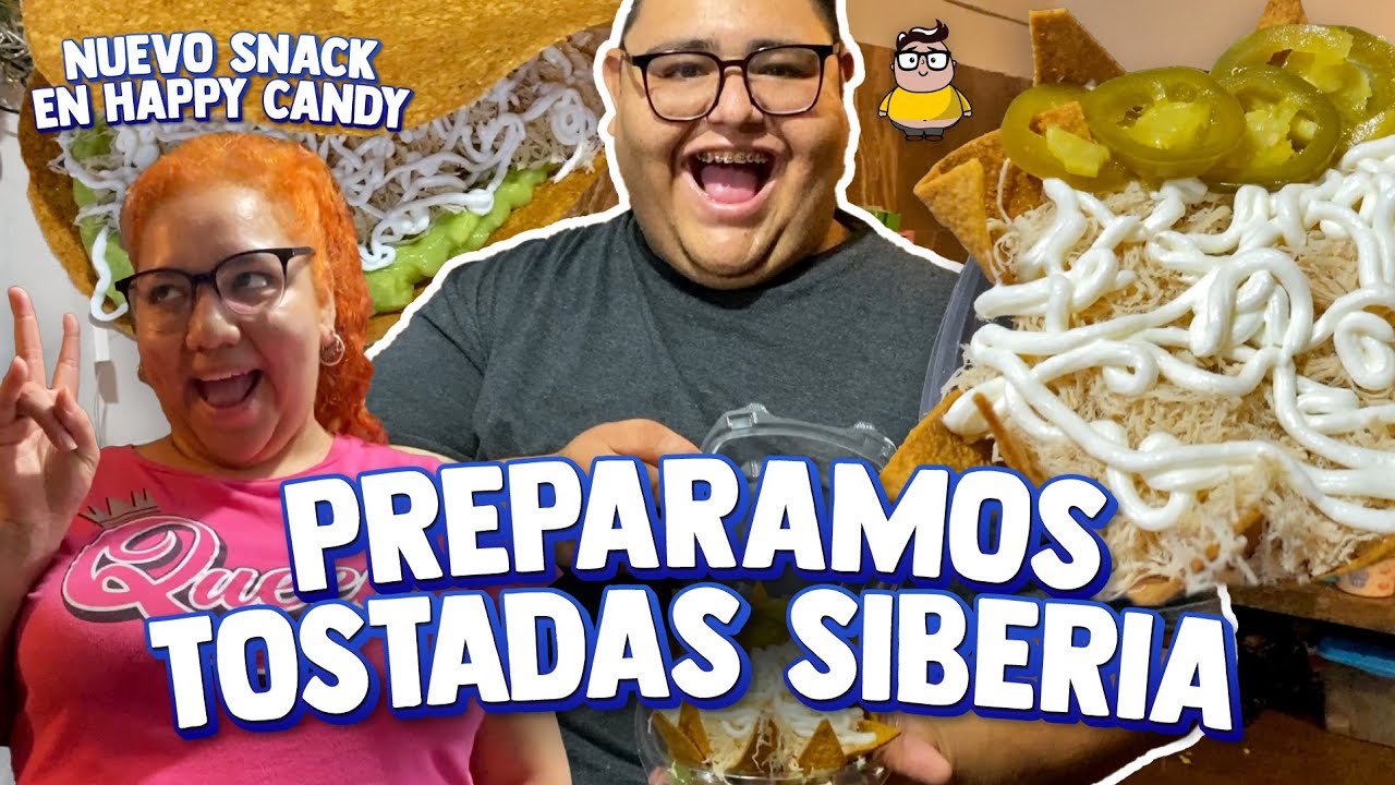 Así preparamos LAS TOSTADAS TIPO SIBERIA y un SNACK SORPRESA - Luisito Delgadoo