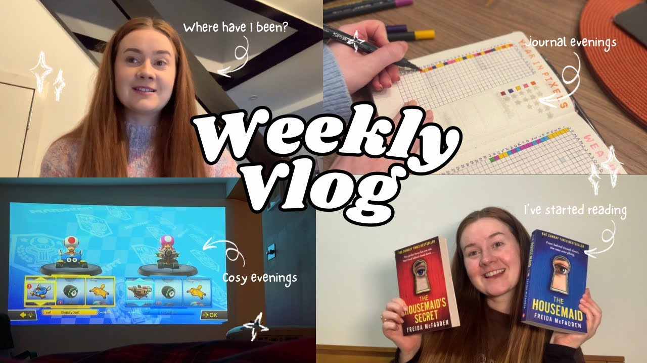 WEEKLY VLOG | Where Have I Been? Book Reviews, Catching Up and Cosy Evenings In 📚✨🧡