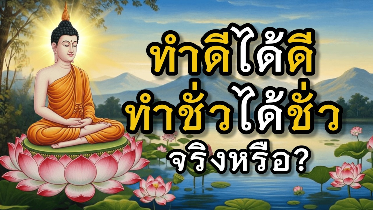 ทำดีได้ดี ทำชั่วได้ชั่ว จริงหรือ? | ธรรมะสบายใจ EP.55
