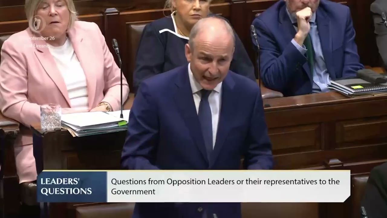 Leaders' questions returns with heated exchange on Irish unity in D&aacute;il