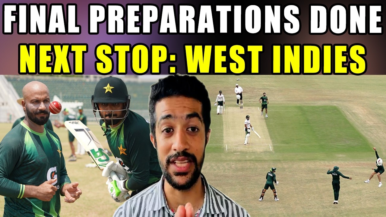 Pakistan Team Ready for West Indies Tour | Final Preparations Complete