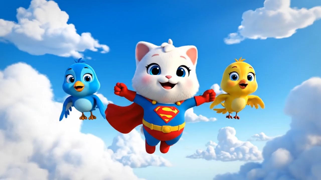 OMG  Super Kitten is in Big Trouble  Little Kittens Rainbow Bug Story