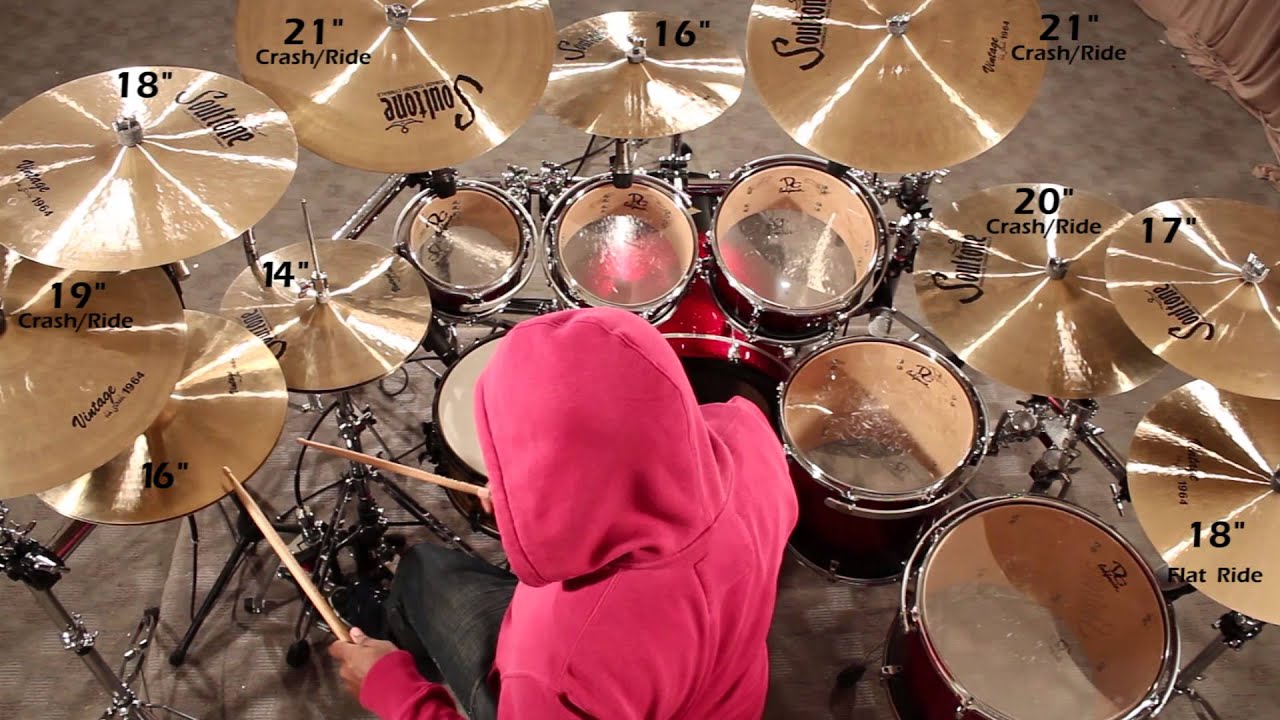 Soultone Cymbals - Vintage Old School 1964 Demo Video