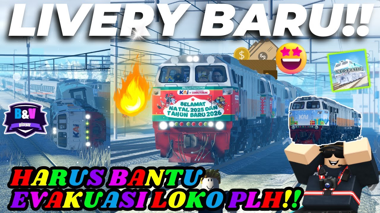LIVERY BARUU!!! HARUS BANTU EVAKUASI LOKO PLH!!