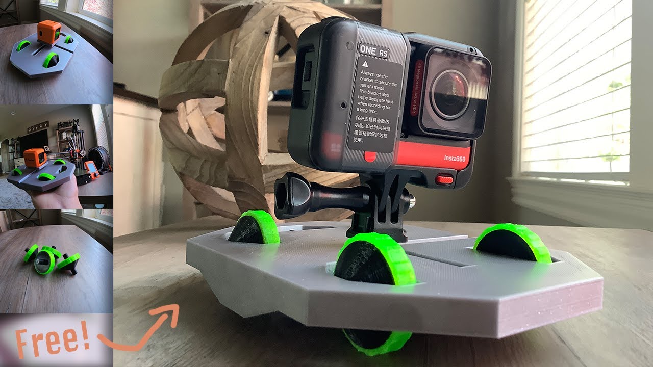 Making a Camera Dolly for Cinematic Shots! // 3d Printing
