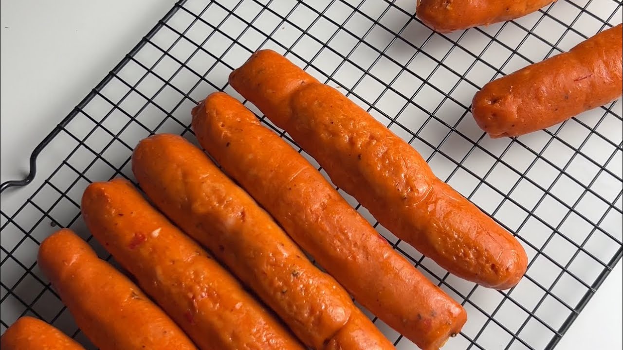 نقانق الدجاج او السوسيس في البيت بطريقه صحيه وغير مكلفه وطعمها لايقاوم