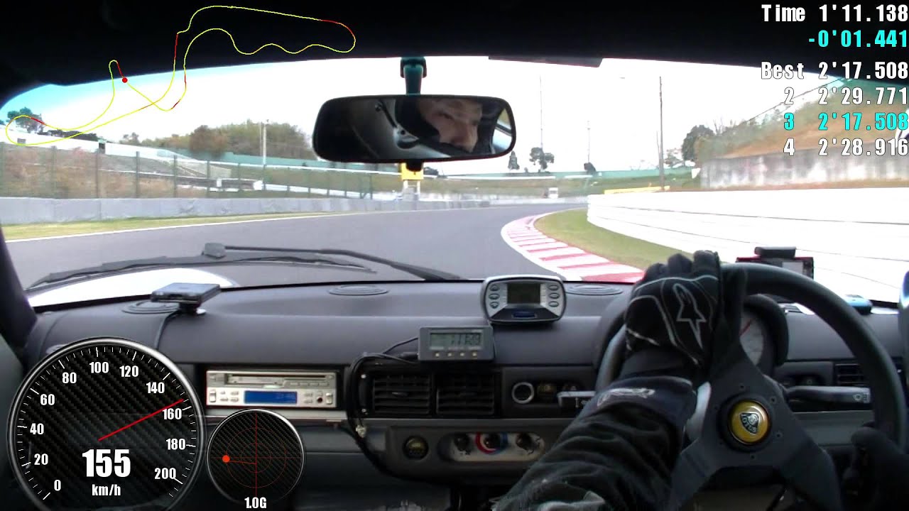 2014 12/08 Suzuka Lotus exige    2,28.916 　2コーナーでスピン