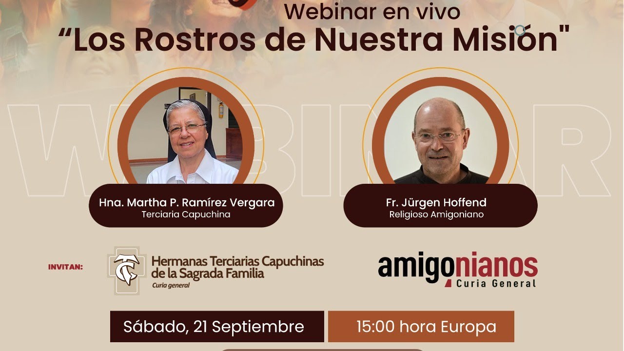 Webinar “Los Rostros de Nuestra Misión»