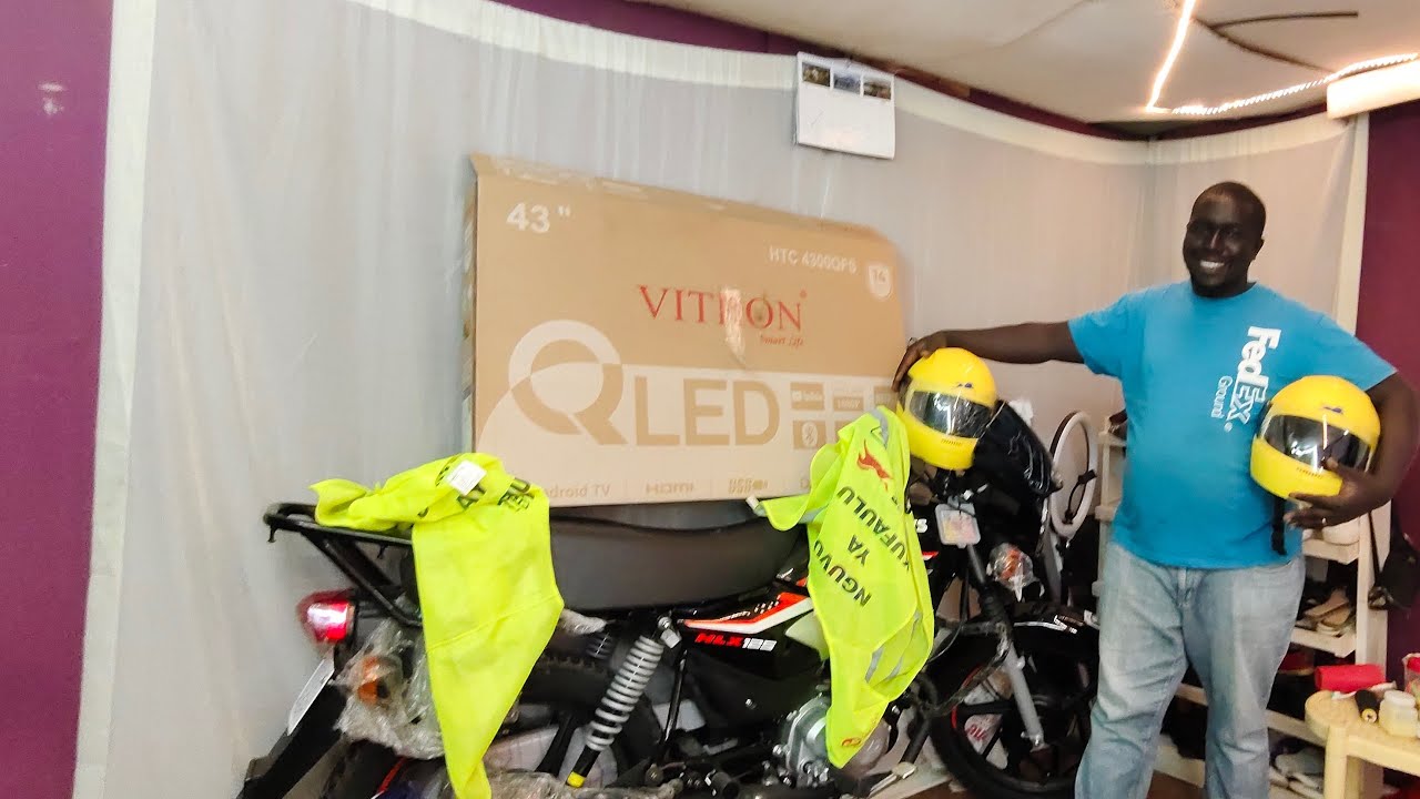 unveiling our special gift from USA thank you brother