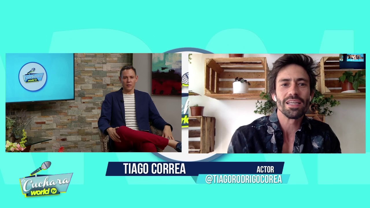 VIDEO LLAMADA CON EL ACTOR TIAGO CORREA, NOS HABLA DE ¨LA CASA DE LAS FLORES¨ I LA CUCHARA