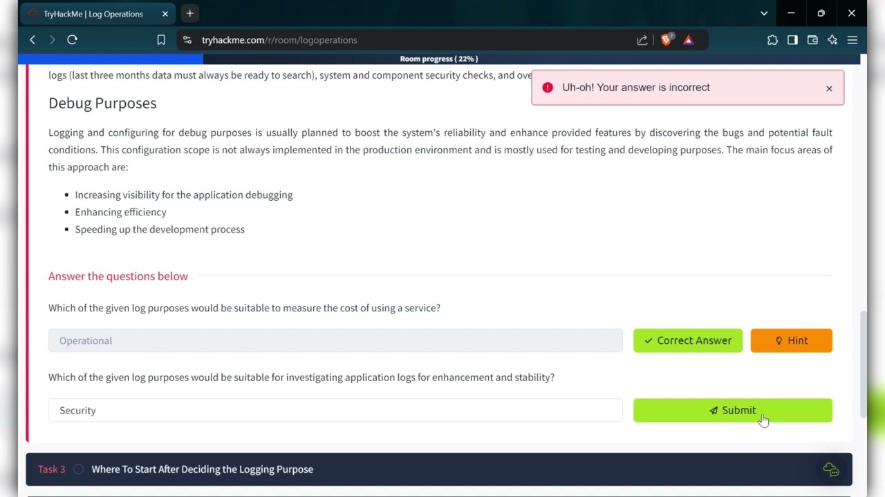 TryHackMe Log Operations