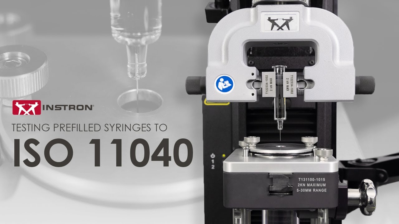 Испытание предварительно заполненных шприцев по стандарту ISO 11040