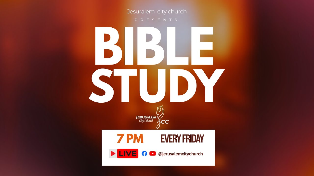 WELCOME TO BIBLE STUDY