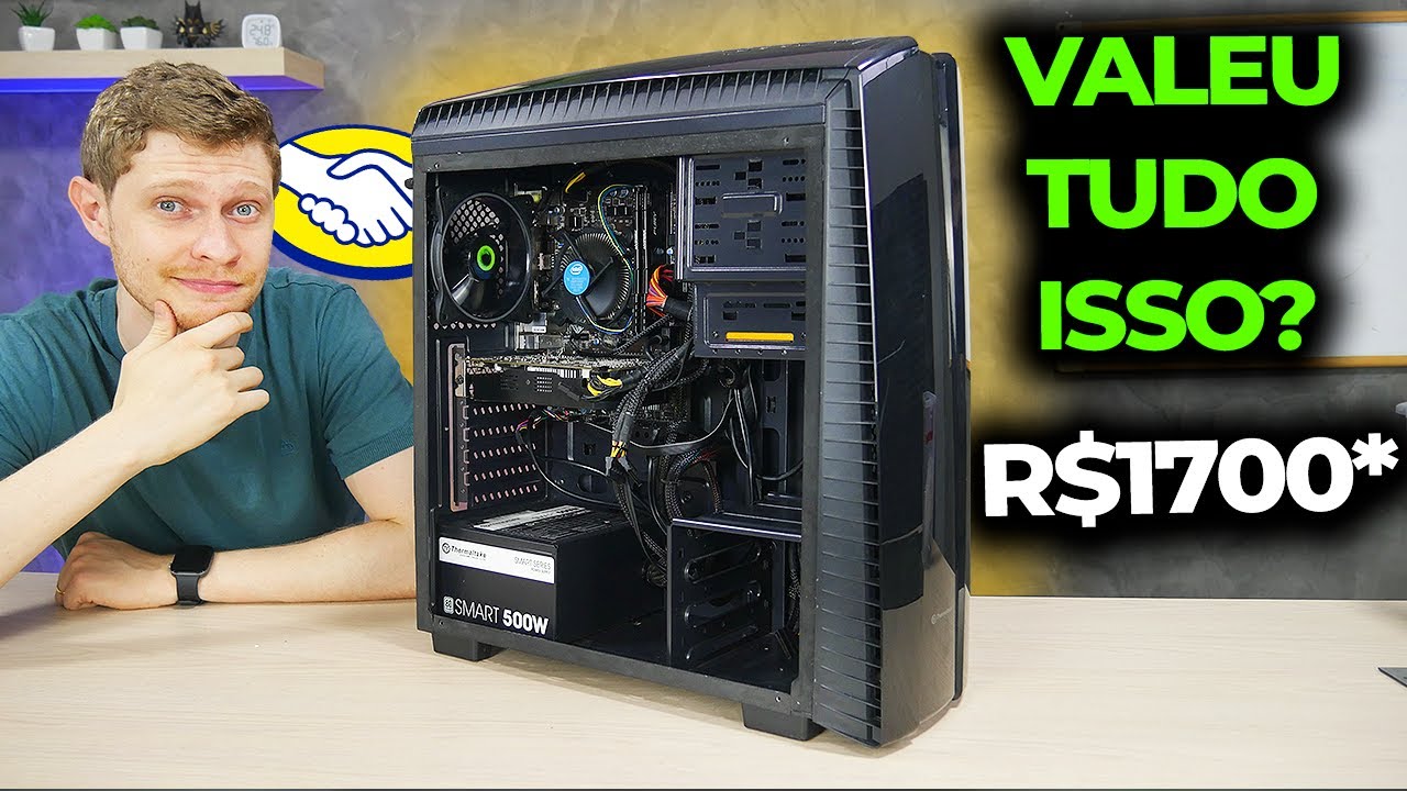 ME LASQUEI nesse PC GAMER de R$1700 QUE COMPREI NO MERCADO LIVRE... ESSE FOI O MOTIVO!