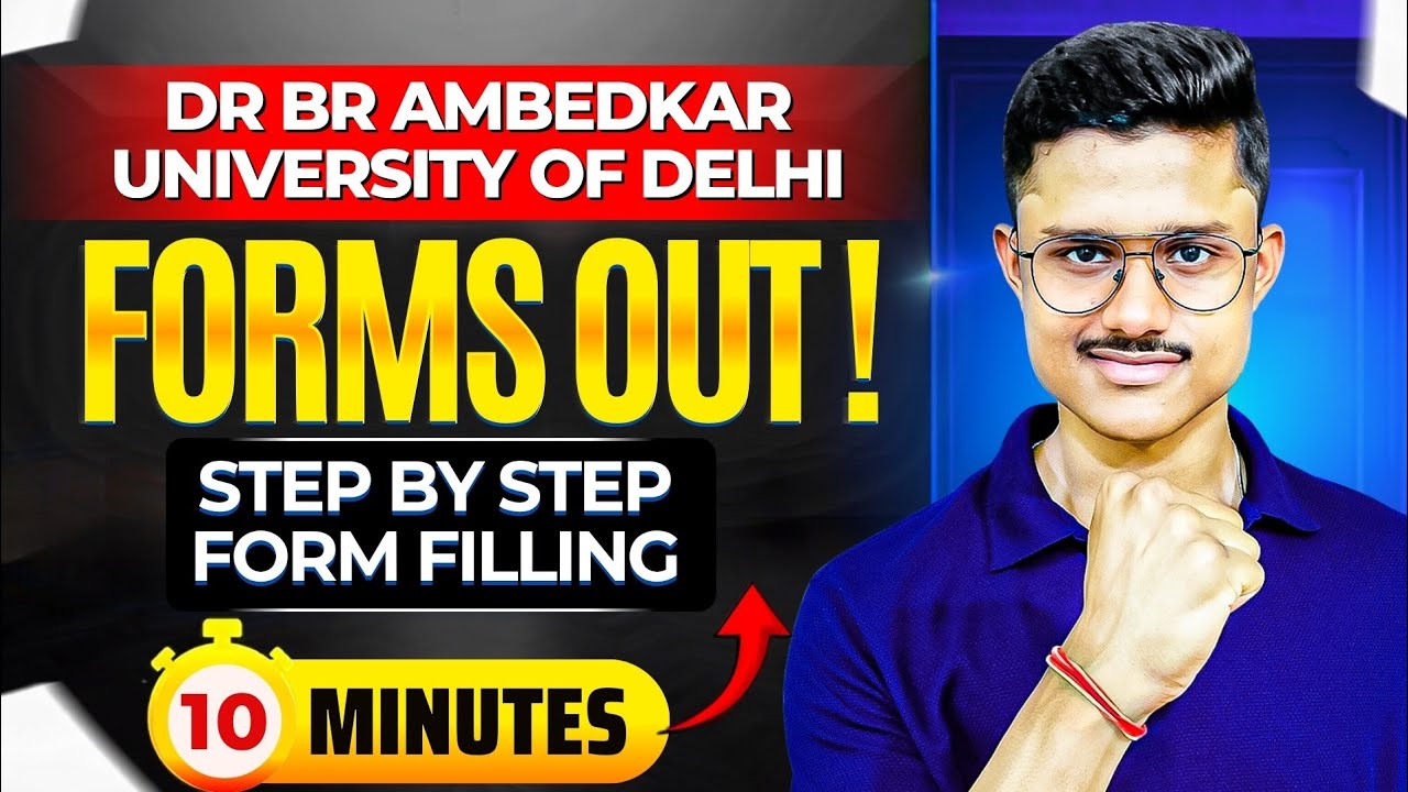 How To Fill AUD Registration Form 2026? | DR BR Ambedkar University Of Delhi Application Forms Out
