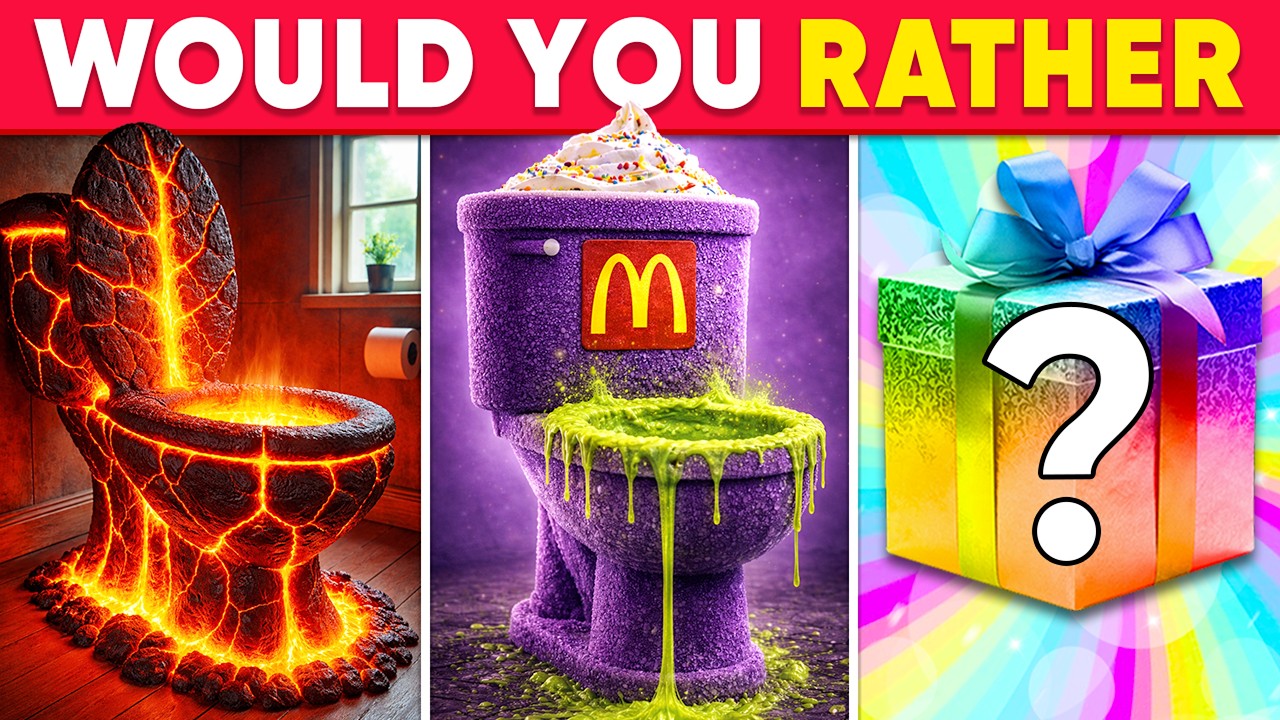 Что бы вы предпочли...? Загадочное подарочное издание 🎁🔥🤑 Самые сложные выборы в истории ⚠️ Ежедн...