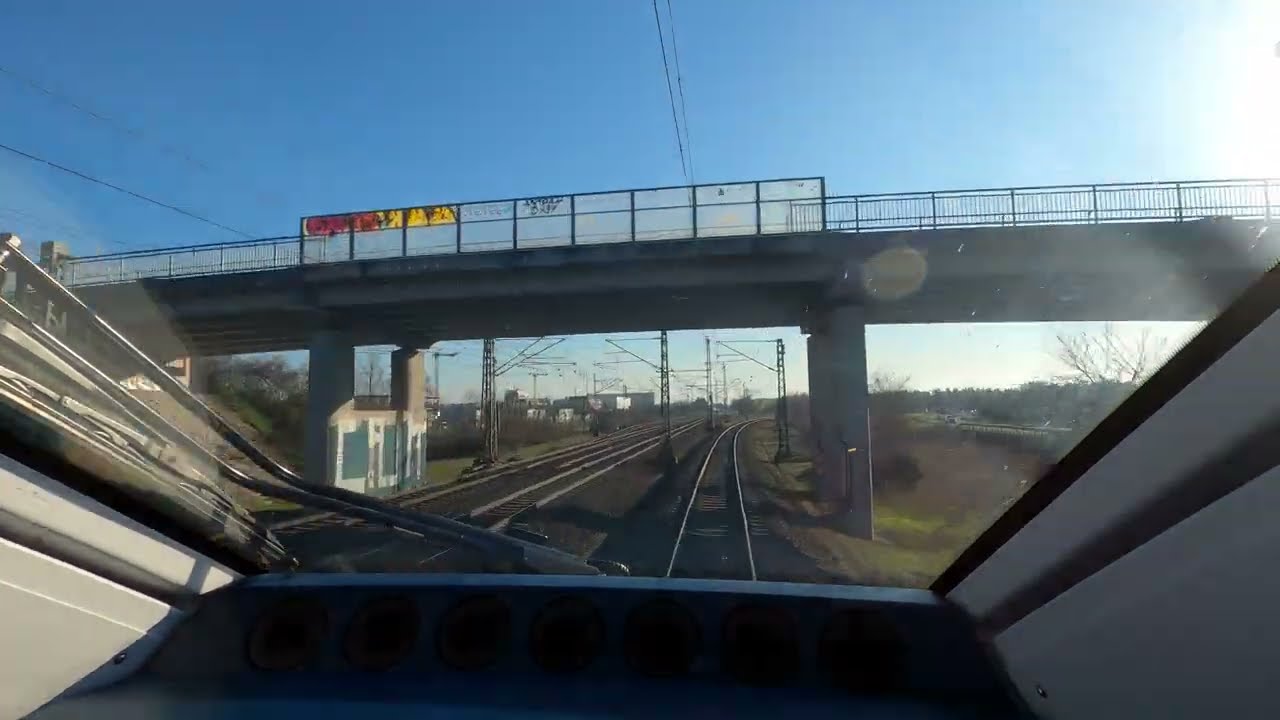 Führerstandsmitfahrt (Cabride) im ICE 4 I Frankfurt Airport nach Stuttgart Hbf via Bergstraße