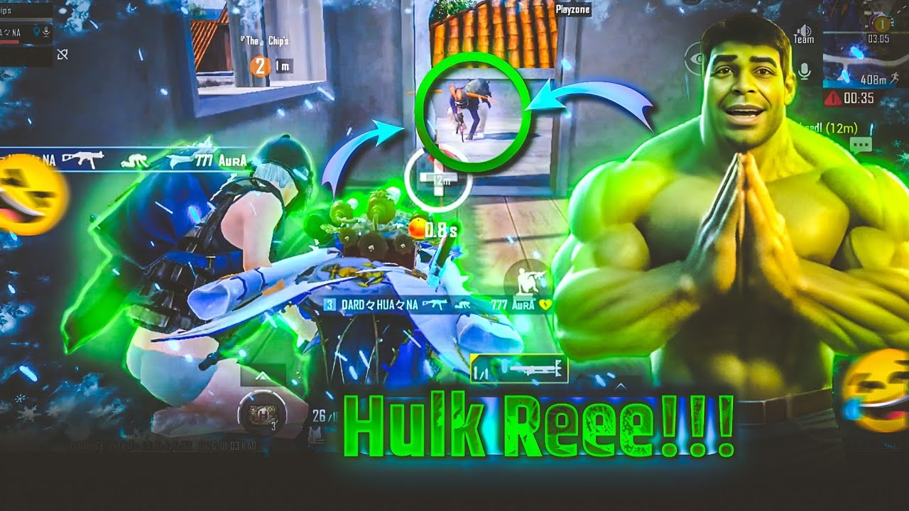 Trending Ai Hulkuuu!!! In BGMI...