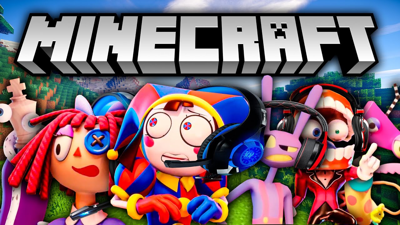 The Amazing Digital Circus Characters Play Minecraft (Part 3)