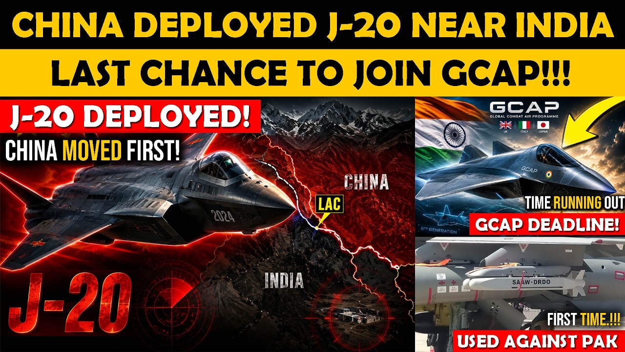 China Deployed J-20 Near LAC,Kya Ab India GCAP Join Karega?,DRDO SAAW 1st Combat Use Against PAK?