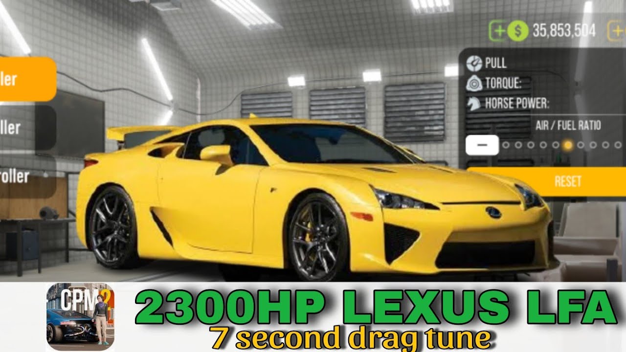 Дрэг-тюнинг Lexus LFA 2.300 л.с. в CPM2 | Многопользовательская парковка 2