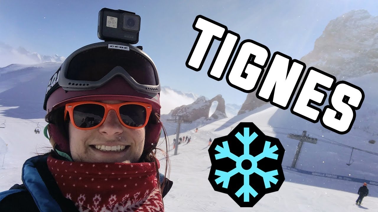 METTRE LES CHAINES SOUS LA NEIGE (Tignes)