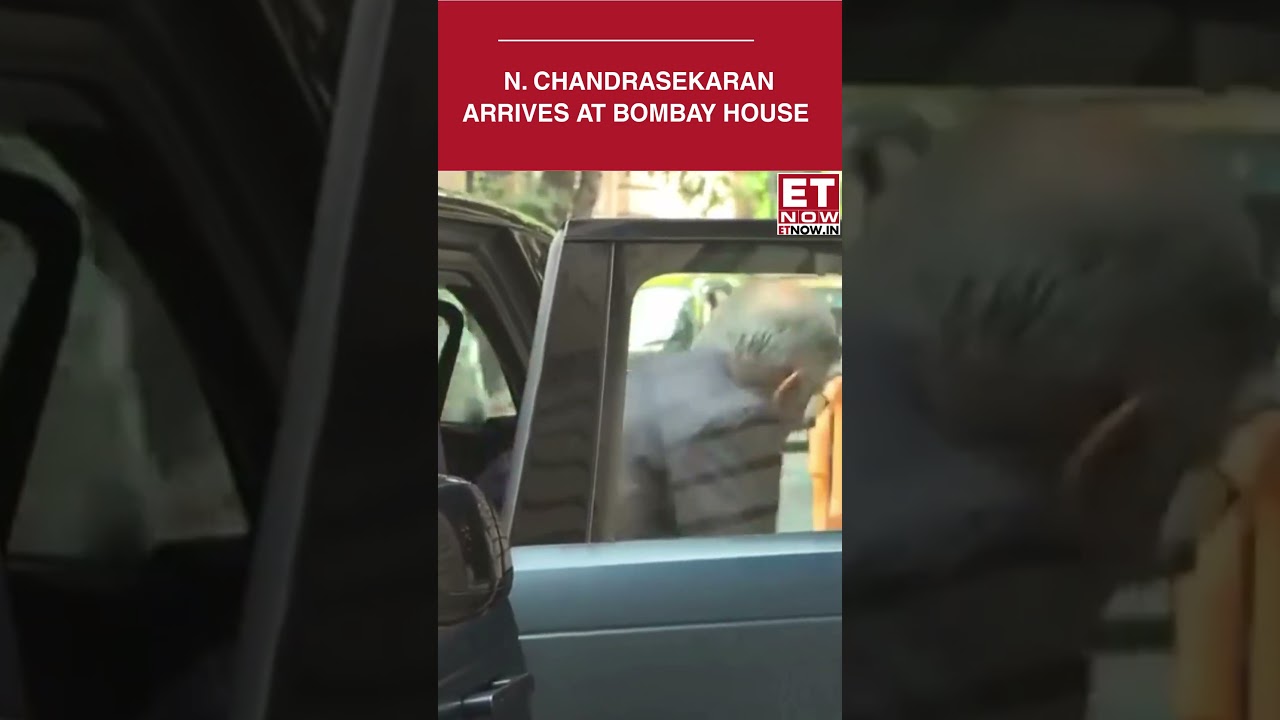 N. Chandrasekaran Arrives At Bombay House Ahead Of Tata Sons Board Meeting | ET Now #shorts