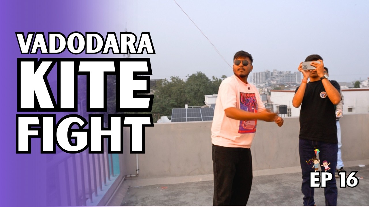 Kite Flying in Vadodara 🪁 | Huge Kite Market & Festival Vibes