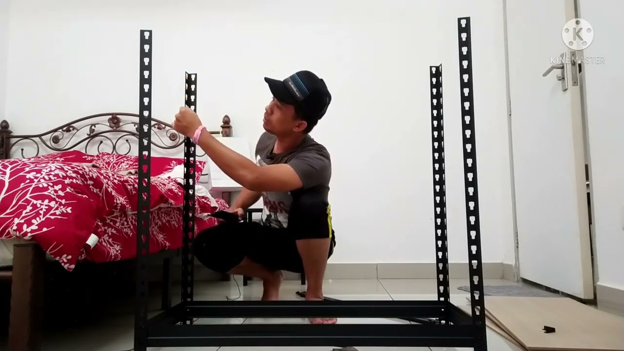 Tutorial pasang rak besi serbaguna mudah dan cepat by @arejibsyam4530