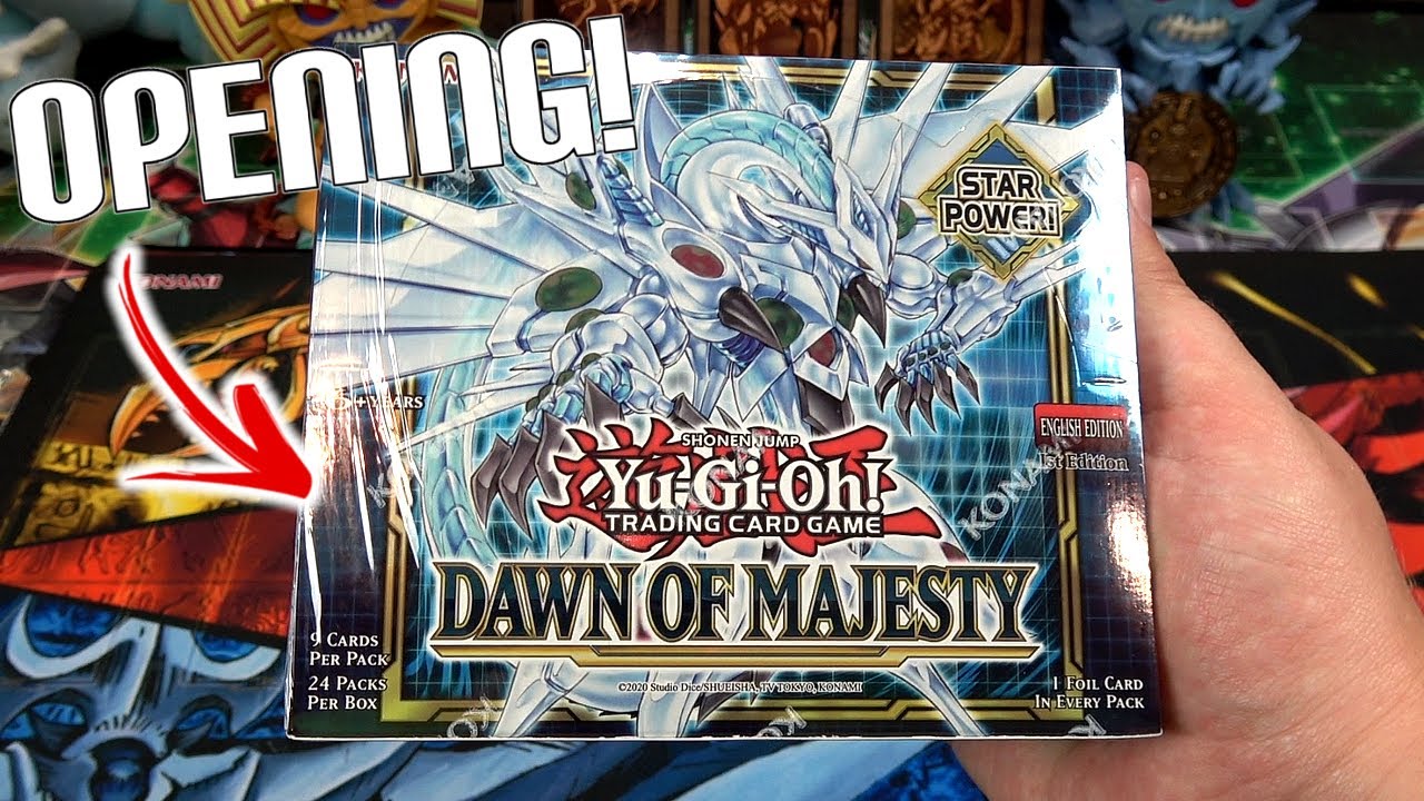 *NEW* GODLY Yu-Gi-Oh! Dawn of Majesty Booster Box Opening