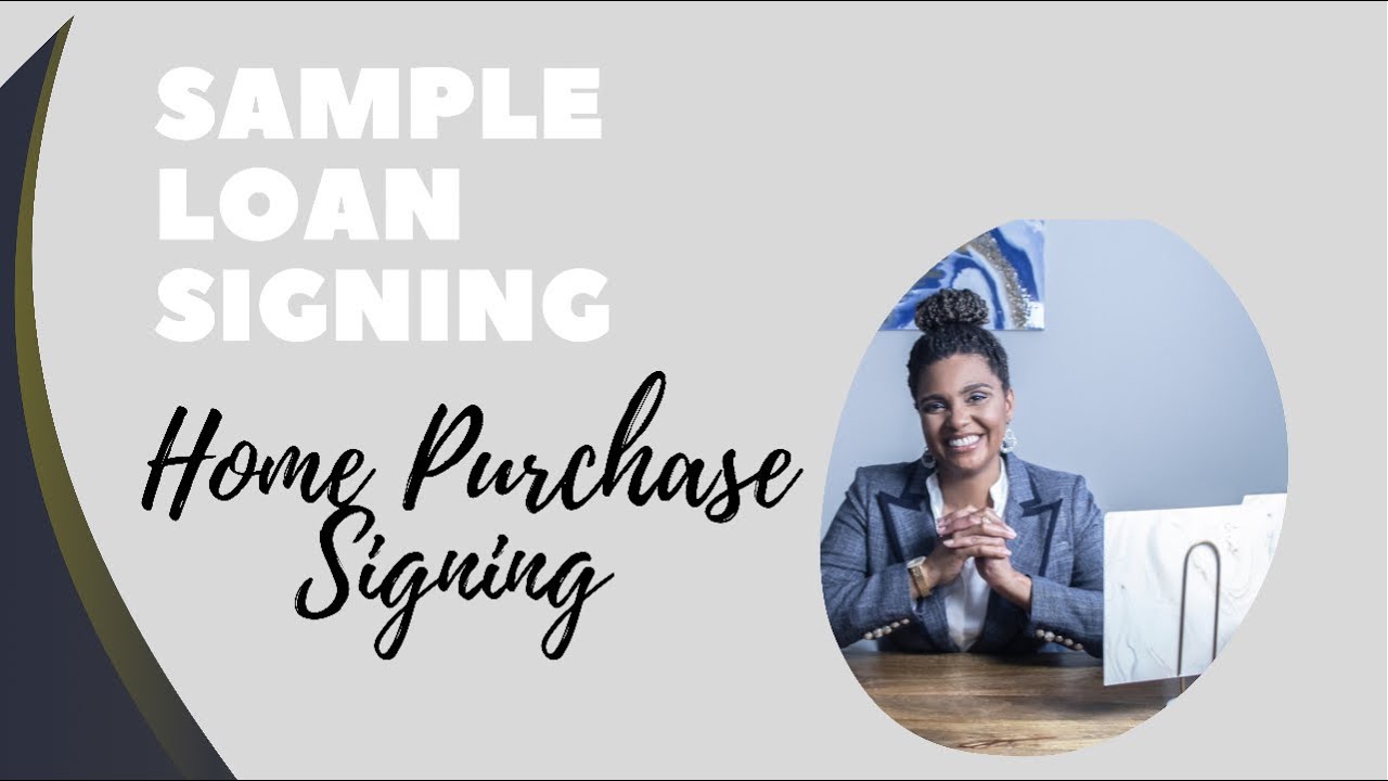 Purchase Package | Notary Signing Agent | Buyer’s Package Sample Signing