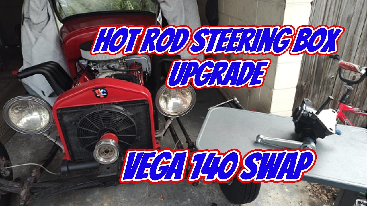 Vega 140 Steering box swap in a Hot rod 1927 T-Bucket. #projectcar #diy #hotrod #oldschool #ratrod