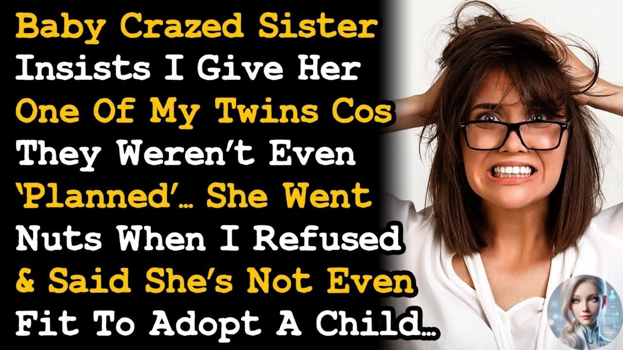 Sister Went Nuts When I Refused To Give Her One of My Twins & Told Her She's Not Fit To Adopt~ AITA