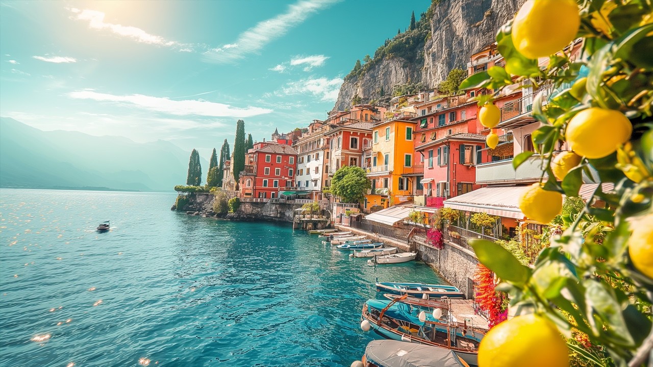 🍋 Limone Sul Garda, Lake Garda’s Most Beautiful Town | 4K HDR Walking Tour
