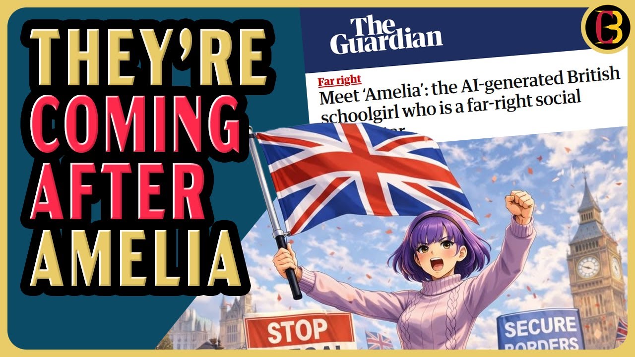 British Propagandists Smears Amelia as Far-Right | Authoritarians are Panicking