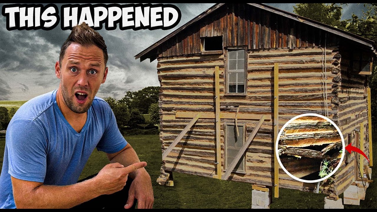 I Lifted This Old Log Cabin by myself , then THIS Happens | Episode 25