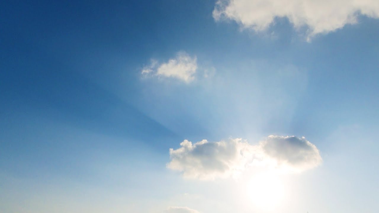 sky Effect background video beautiful Clouds Moving Time lapse footage HD