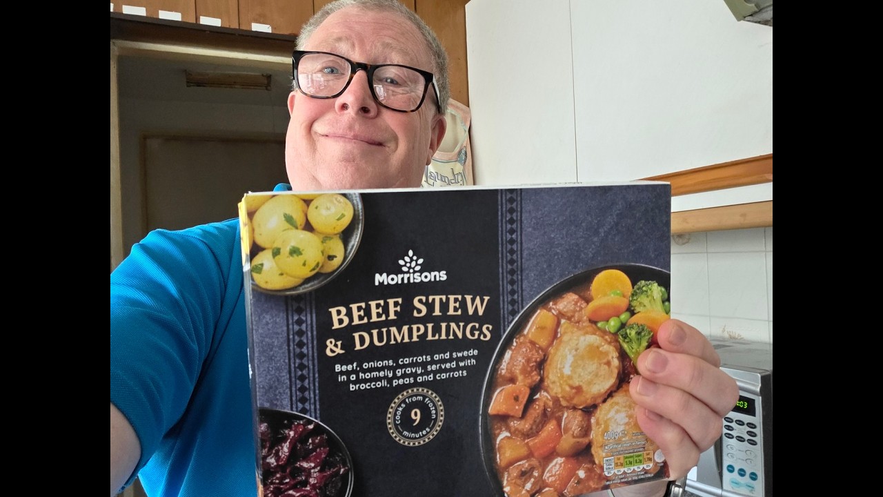 Morissons ready meals day 2, beef stew and dumplings review