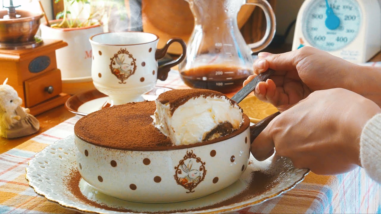 Маленькая кухня｜Сладкое на зиму ☕️ Тирамису и печенье с зефиром｜vlog.36