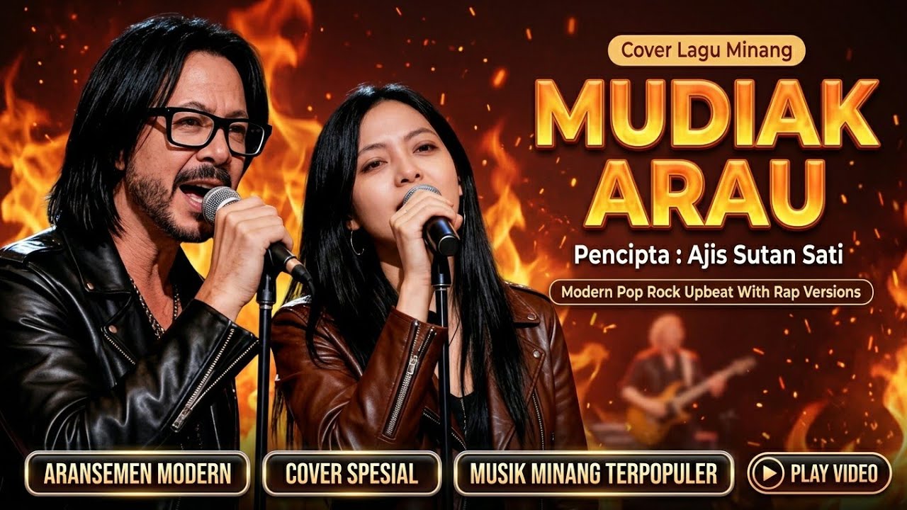 COVER LAGU MINANG | MUDIAK ARAU | MODERN POP ROCK UPBEAT WITH RAP