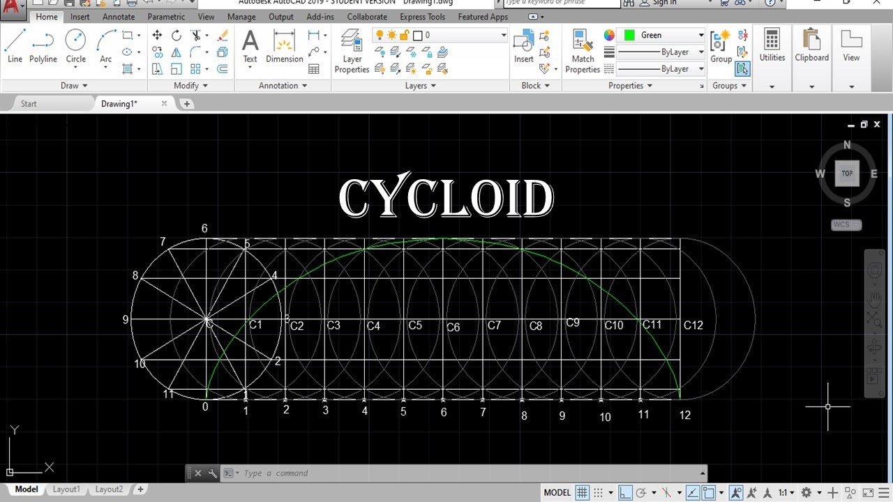 How to draw a Cycloid