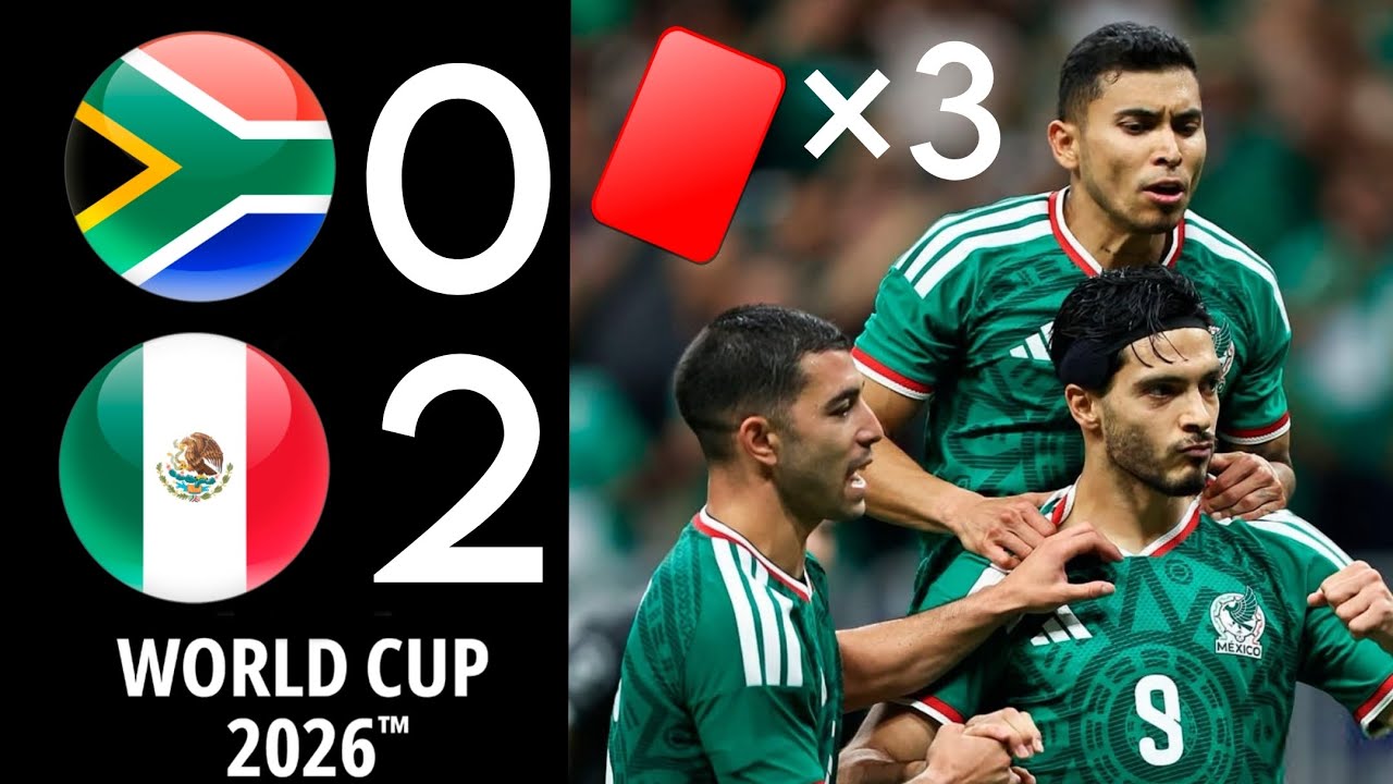 Mexico vs South Africa 2-0 Highlights &bull; QUI&Ntilde;ONES & Raul JIM&Eacute;NEZ GOALS! |  World Cup 2026 