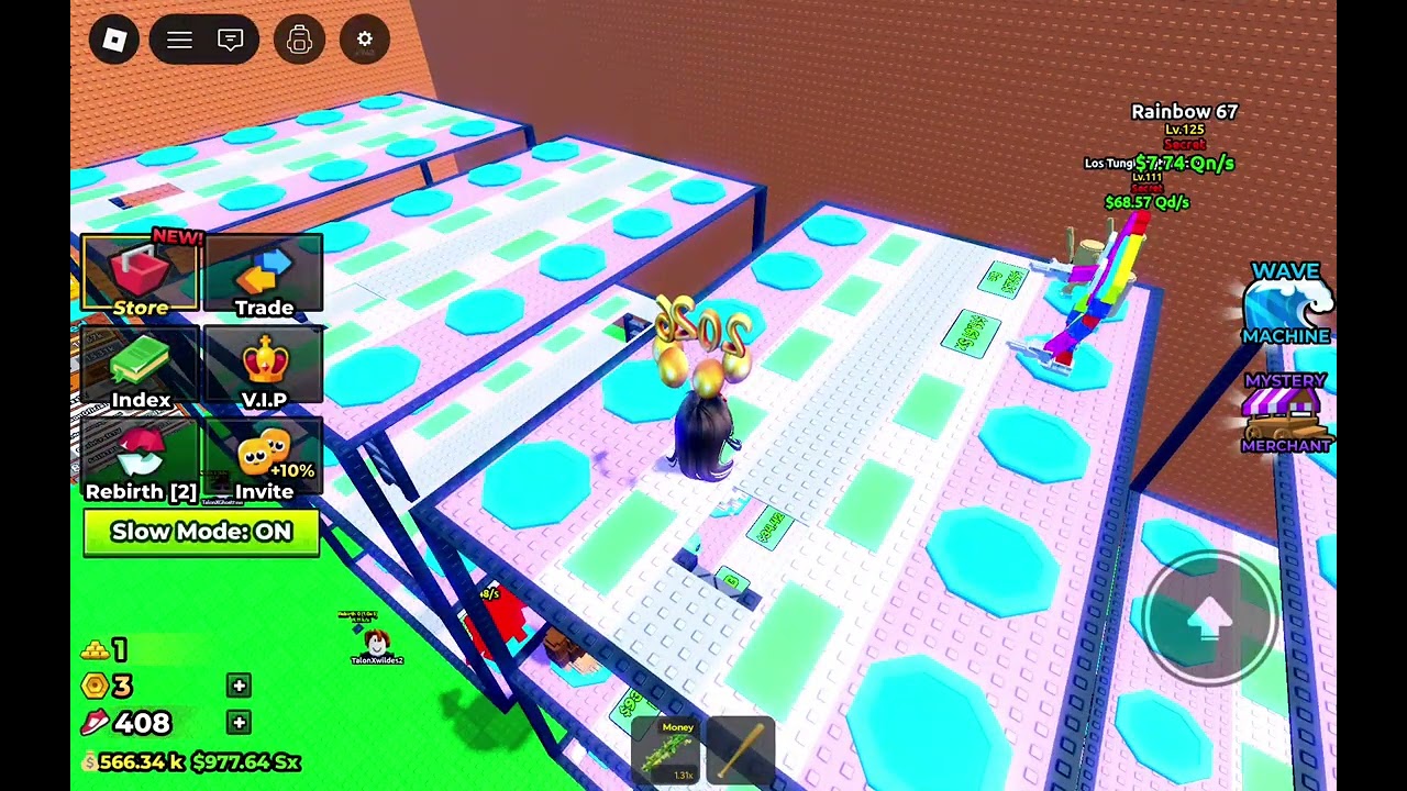 playing roblox