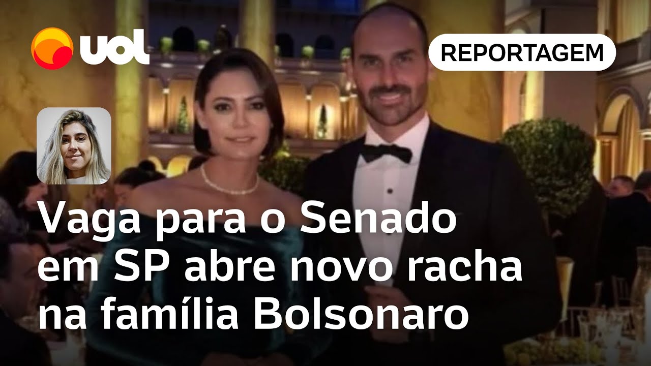 Vaga para o Senado em SP abre novo racha entre Michelle e Eduardo Bolsonaro