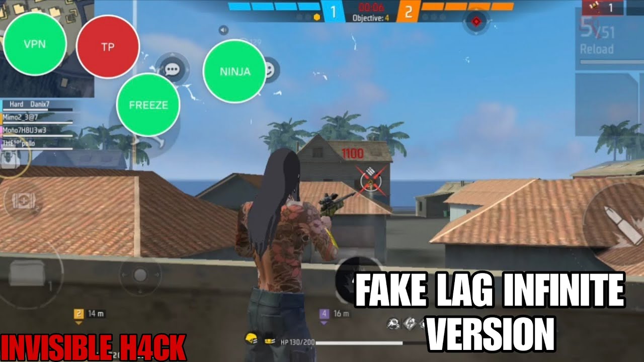 FAKE LAG INFINITE VERSI&Oacute;N♾️MODO INVISIBLE😮MATANDO ATRAS DE ESTRUCTURAS🤤CUENTA PRINCIPAL😳NO BLACKLIST