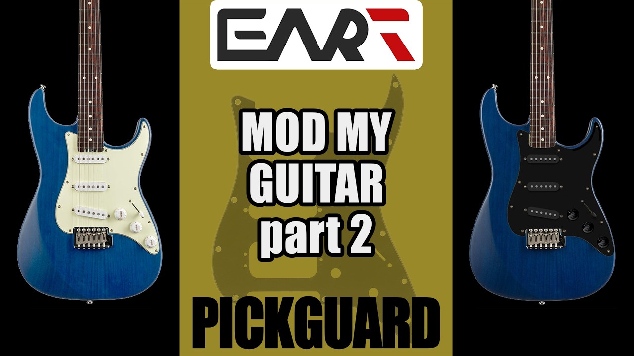 Customizing A Pickguard For an EART Guitar