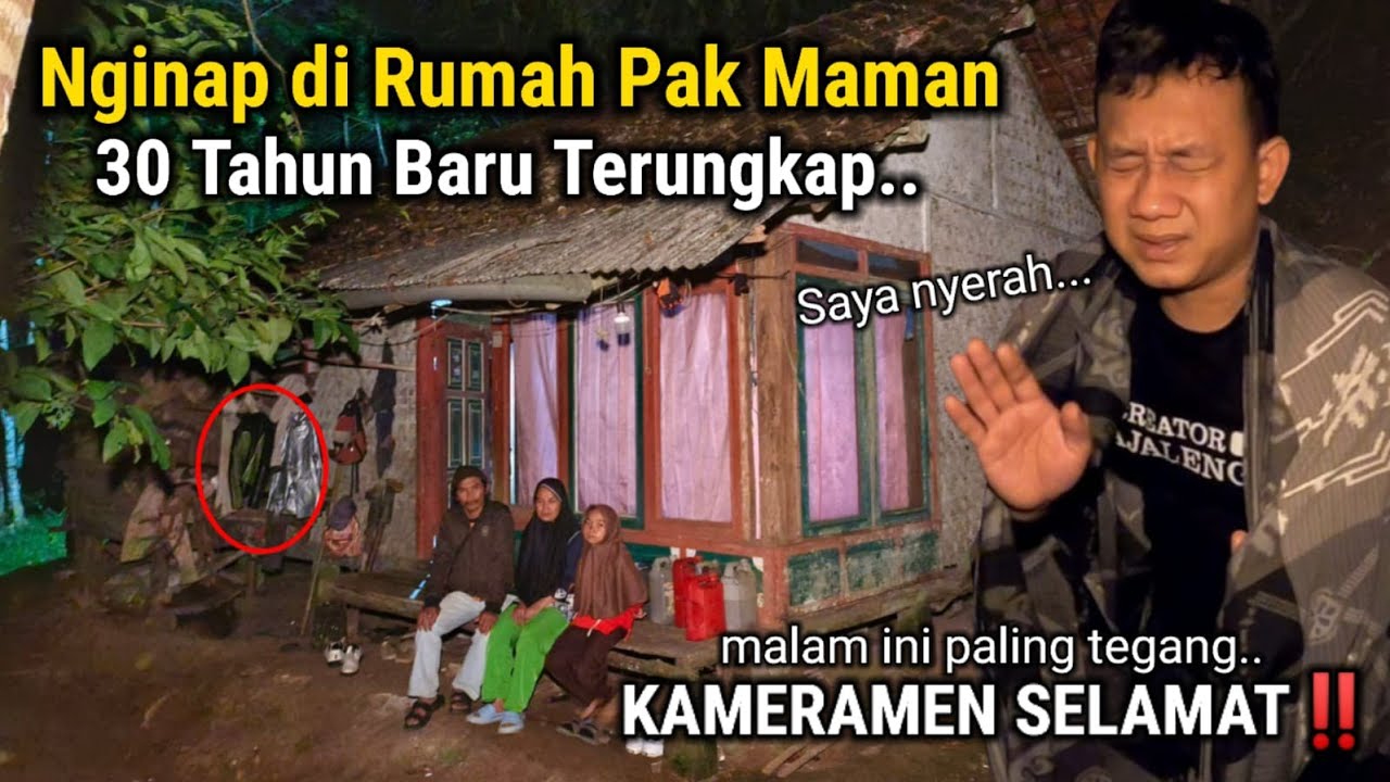 AMAZING..!! MENGINAP DI RUMAH MENYENDIRI DI TENGAH HUTAN ANGKER BIKIN MERINDING